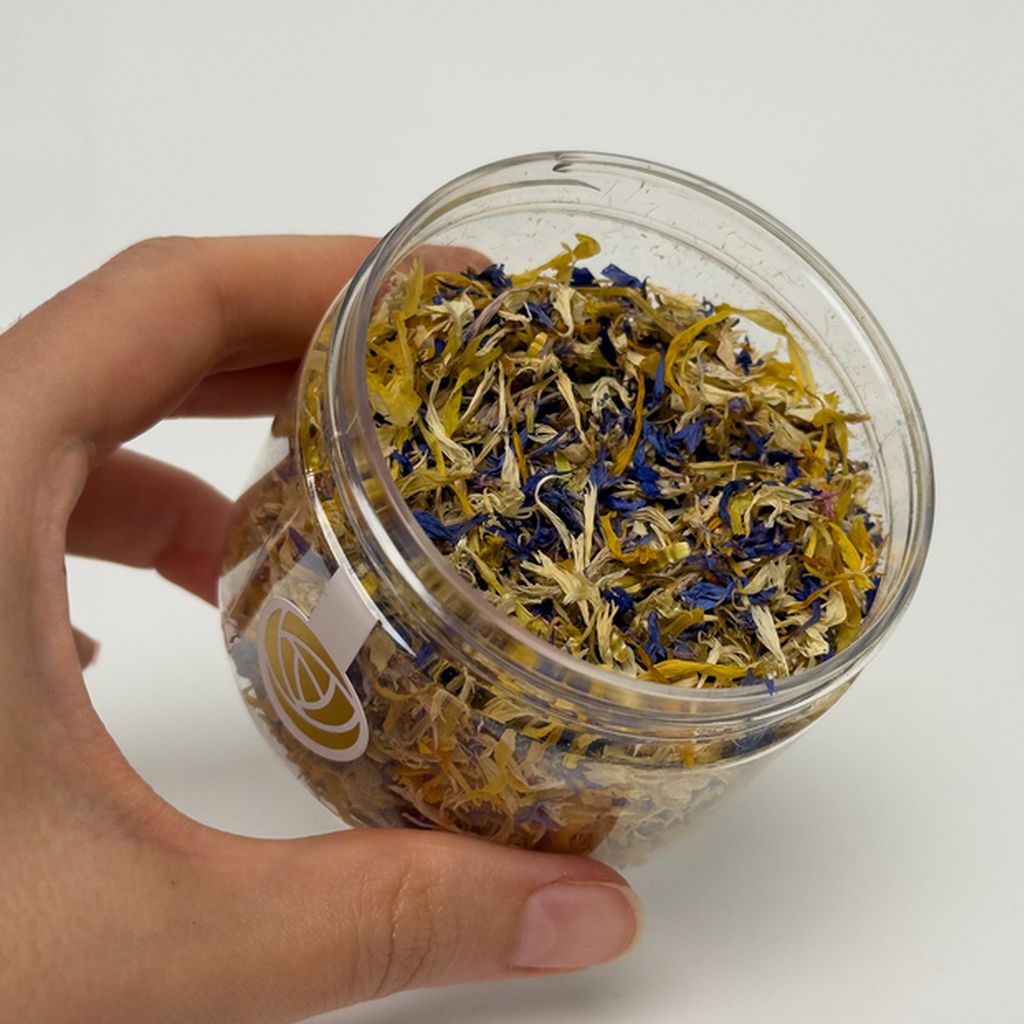 Dried Cornflower Petals – Tropical Mix