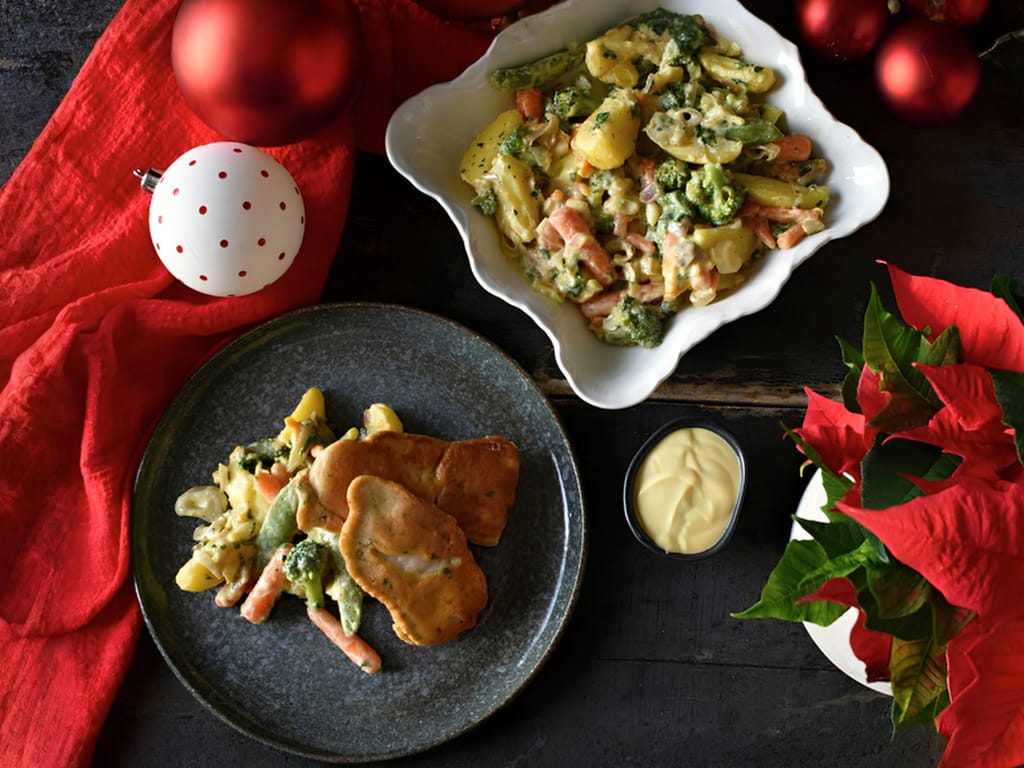 An Unconventional Christmas Eve Menu: Fresh Potato Salad
