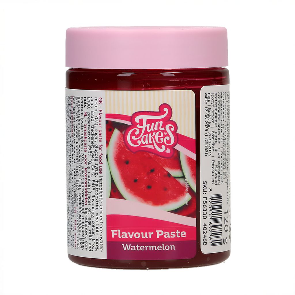 Melounová ochucovací pasta do krémů a těst FunCakes (120 g)