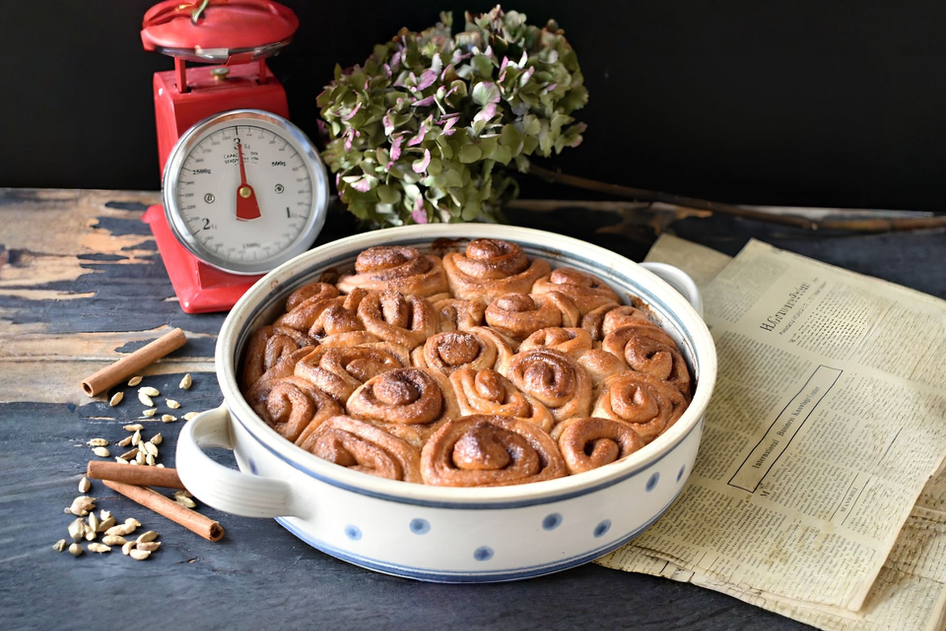 Švédské skořicové šneky – recept na kardamomové buchty