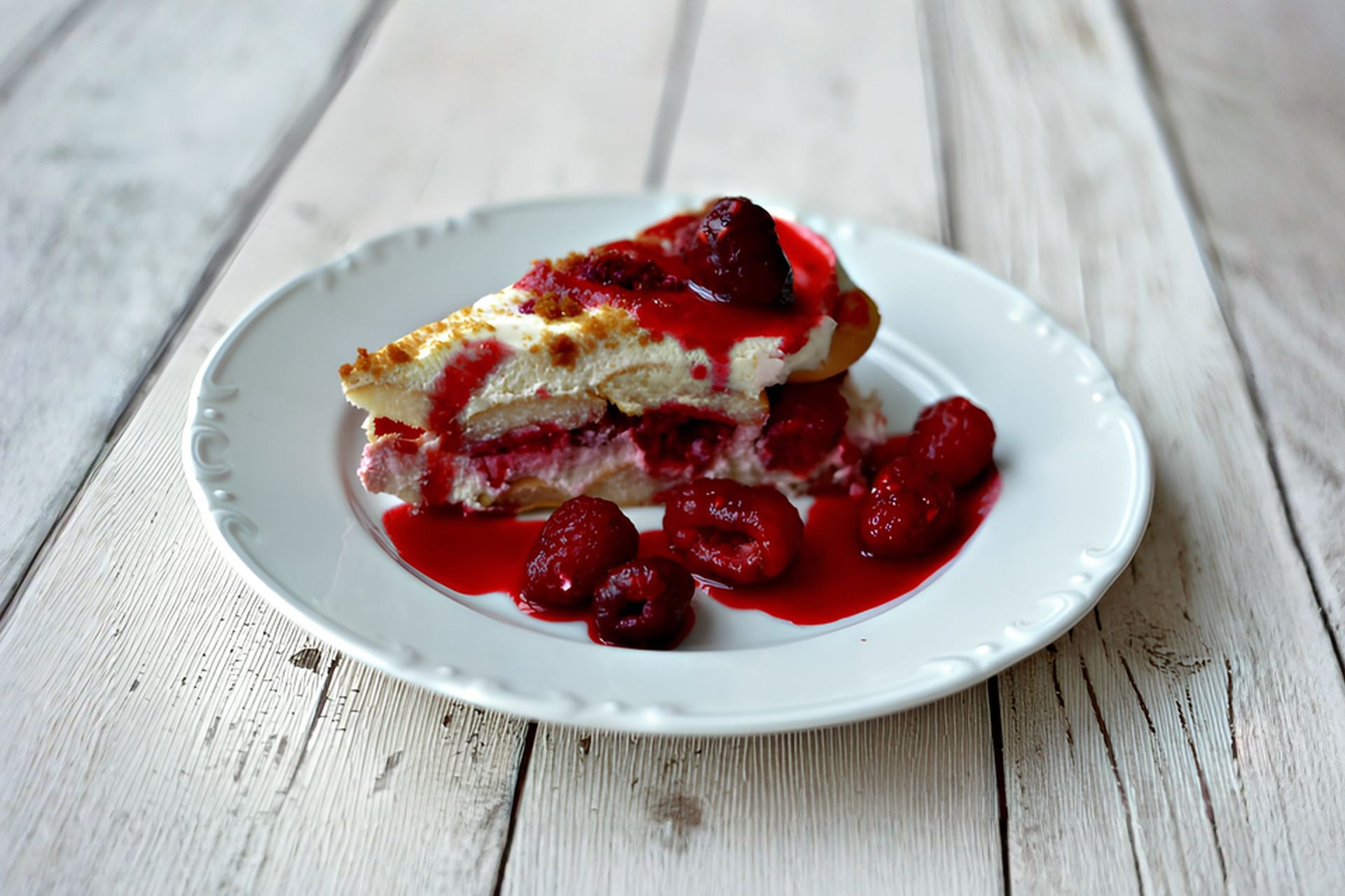 Nepečený ovocný dort s mascarpone