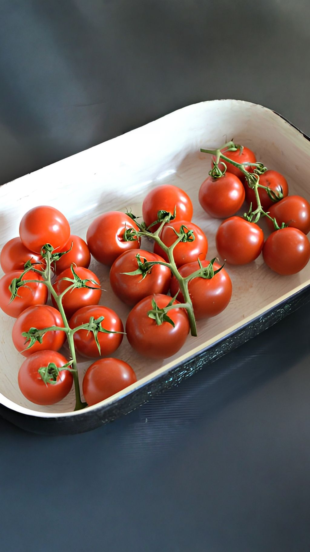 Prepare the chicken and tomatoes