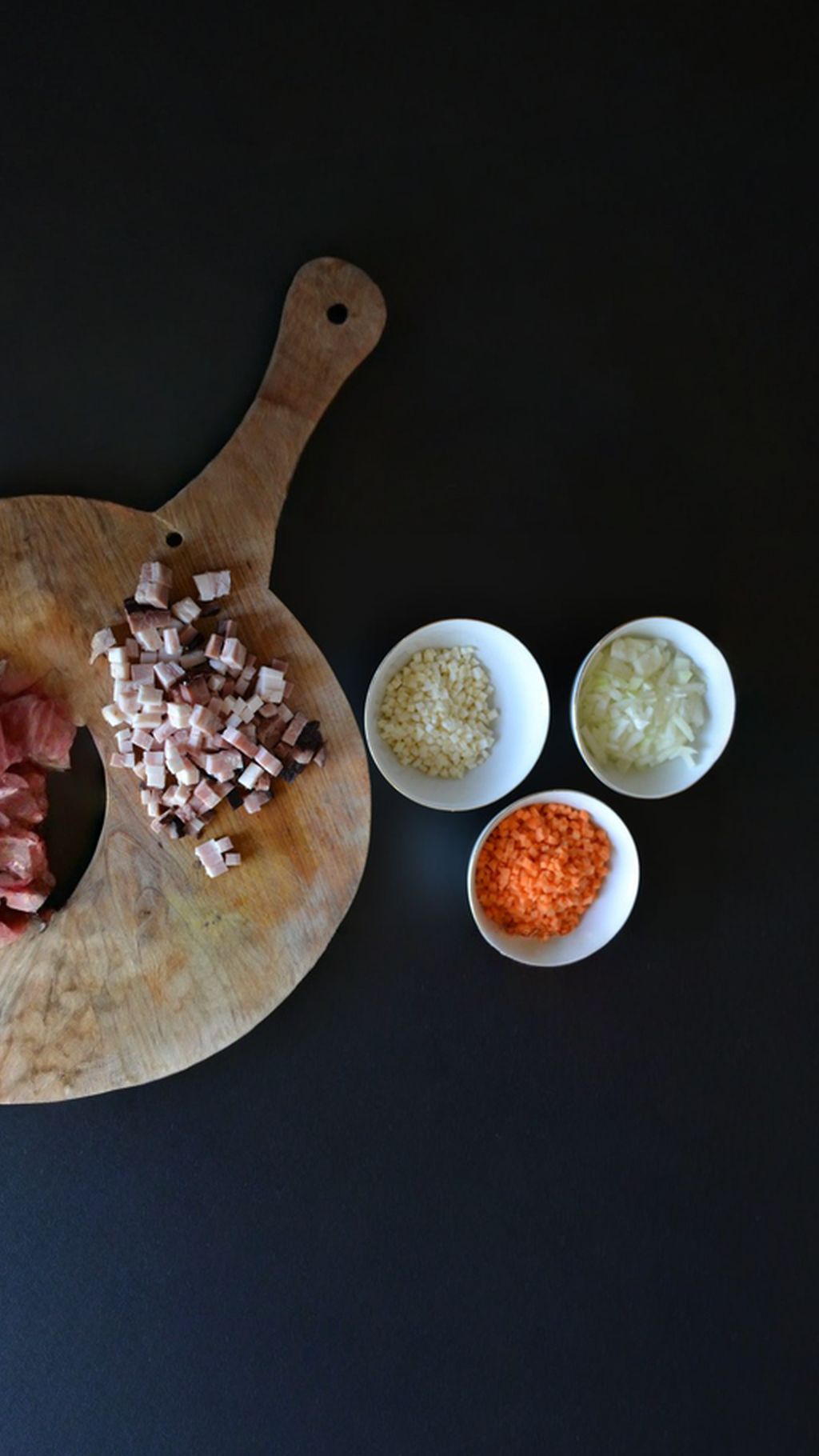Prep the vegetables