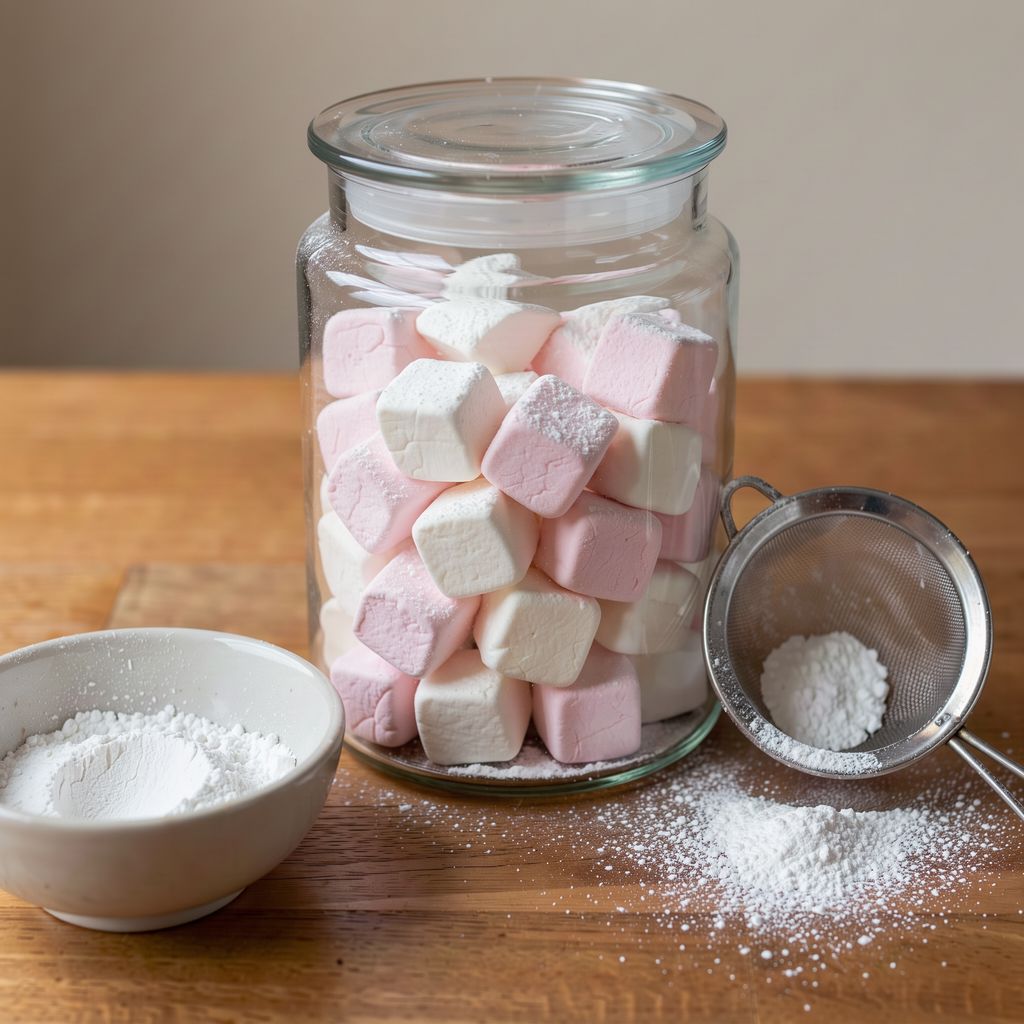Jak skladovat marshmallows, aby neztvrdly a nelepily se