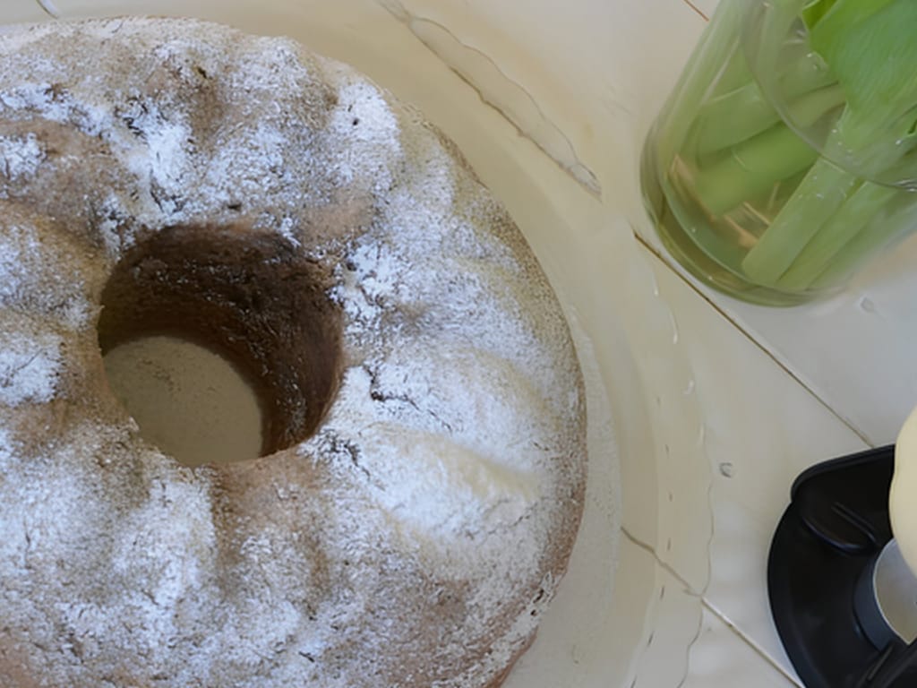 Apple Bundt Cake with Coconut Oil