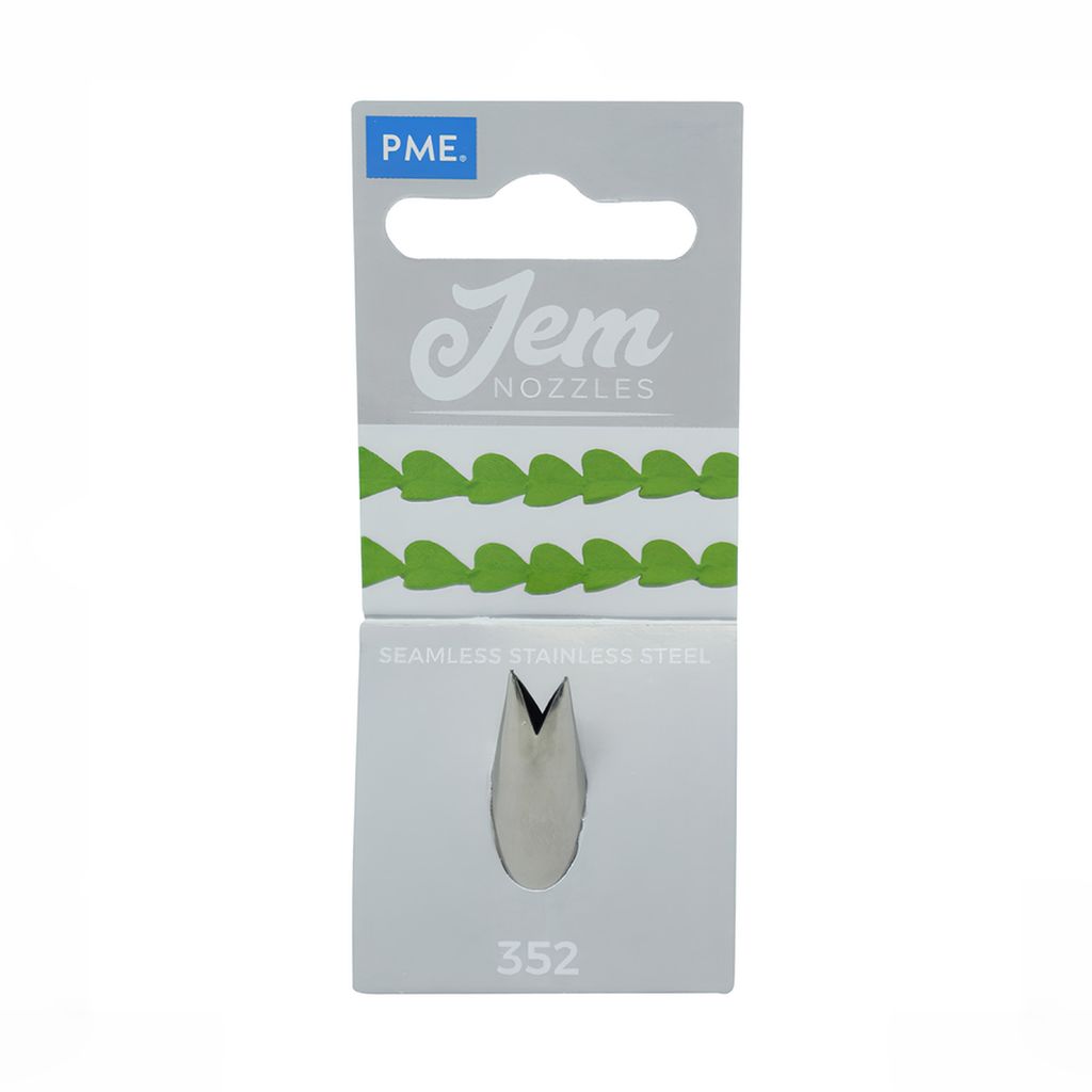 JEM Piping Tip – Leaf / Poinsettia #352 (leaves and Christmas star petals)