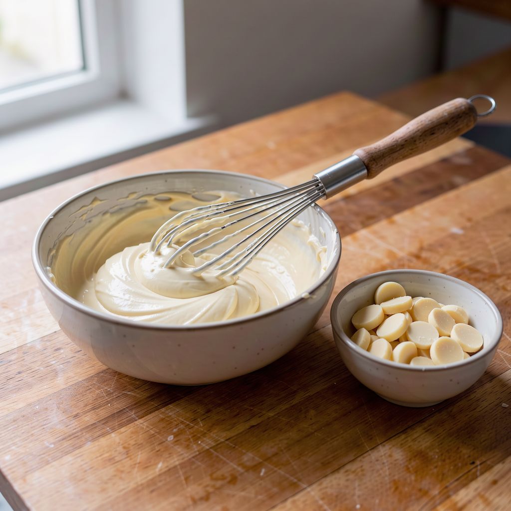 Whipped White Chocolate Ganache: Ratio, Chilling Time and Why It Splits