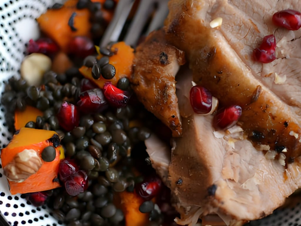 Perfect Beluga Lentil Salad with Duck Breast
