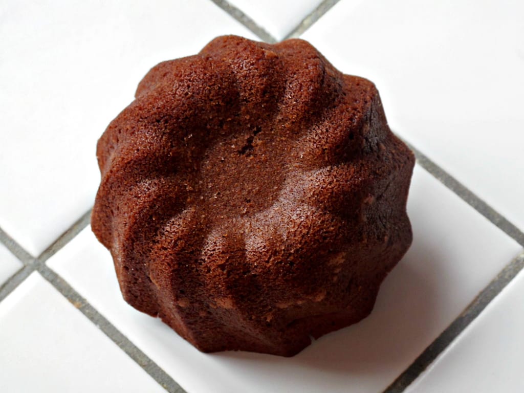 Little Chocolate Bundt Cakes with Glaze