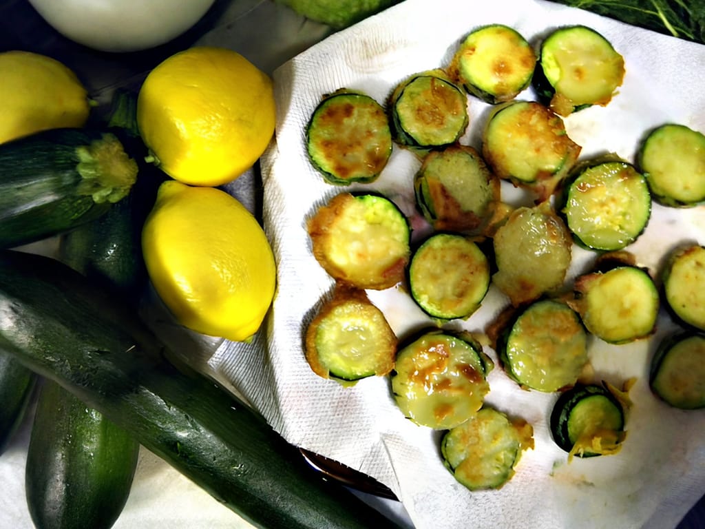Fried Zucchini with an Italian Twist