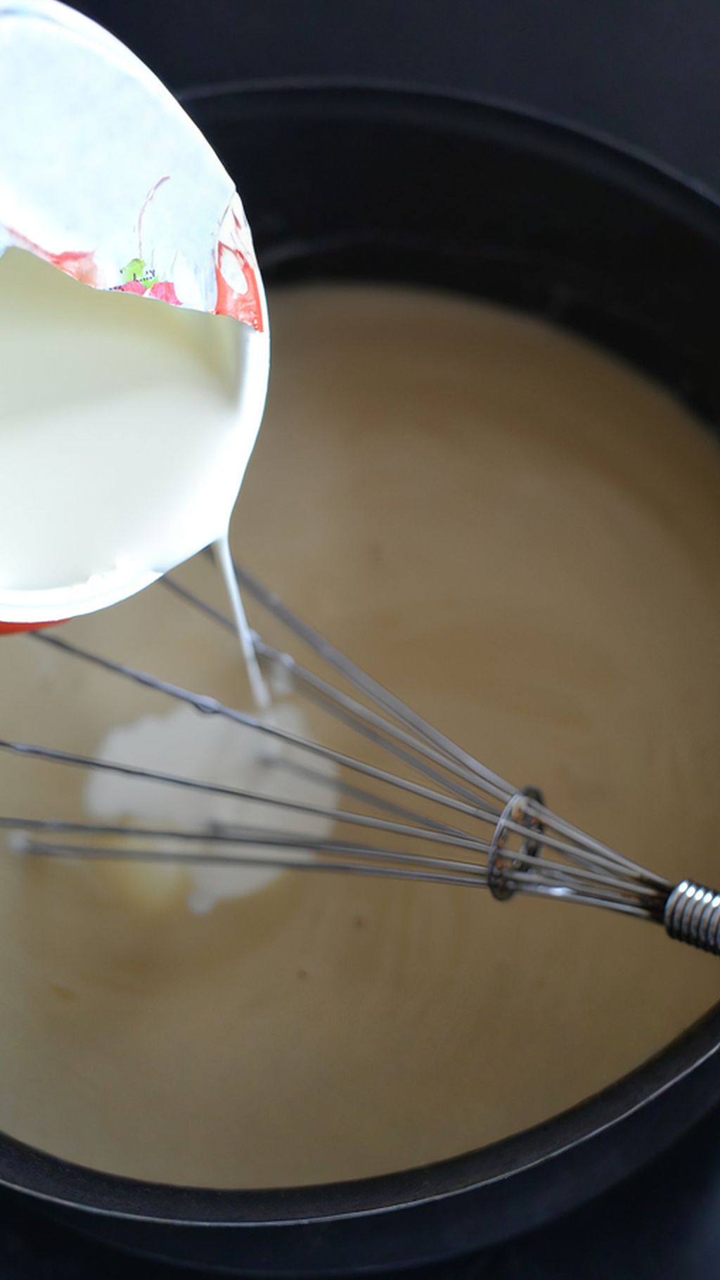 Add the cream