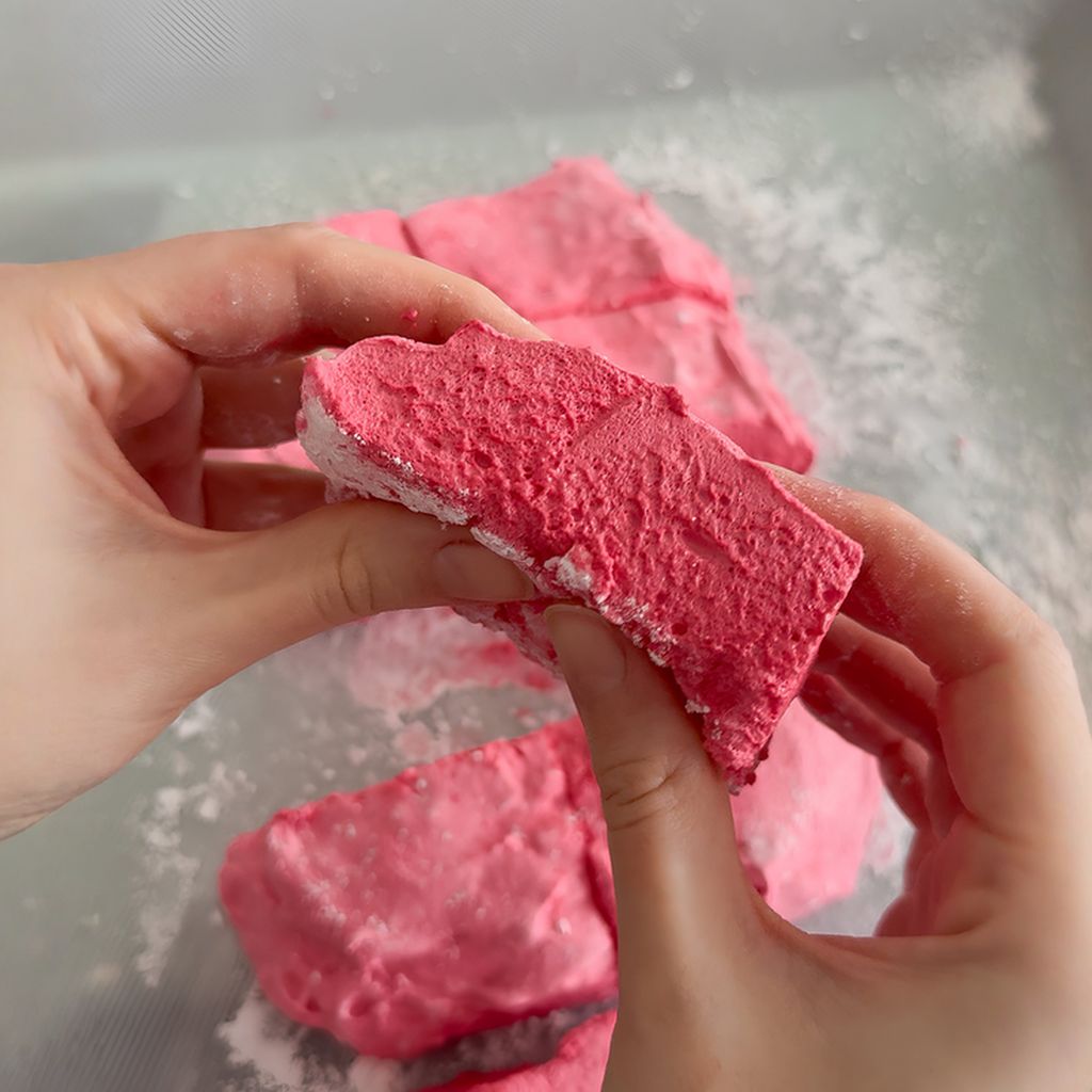 Homemade Watermelon Marshmallows