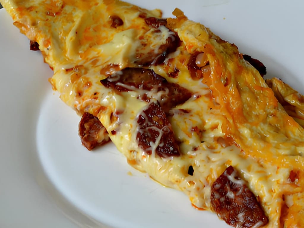 Chorizo omeleta