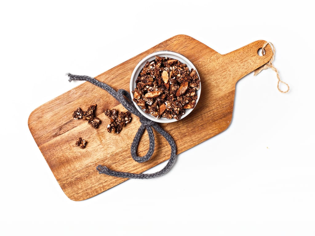 Domácí kakaové müsli