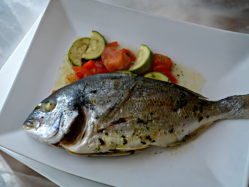 Sea Bream with Mediterranean Vegetables