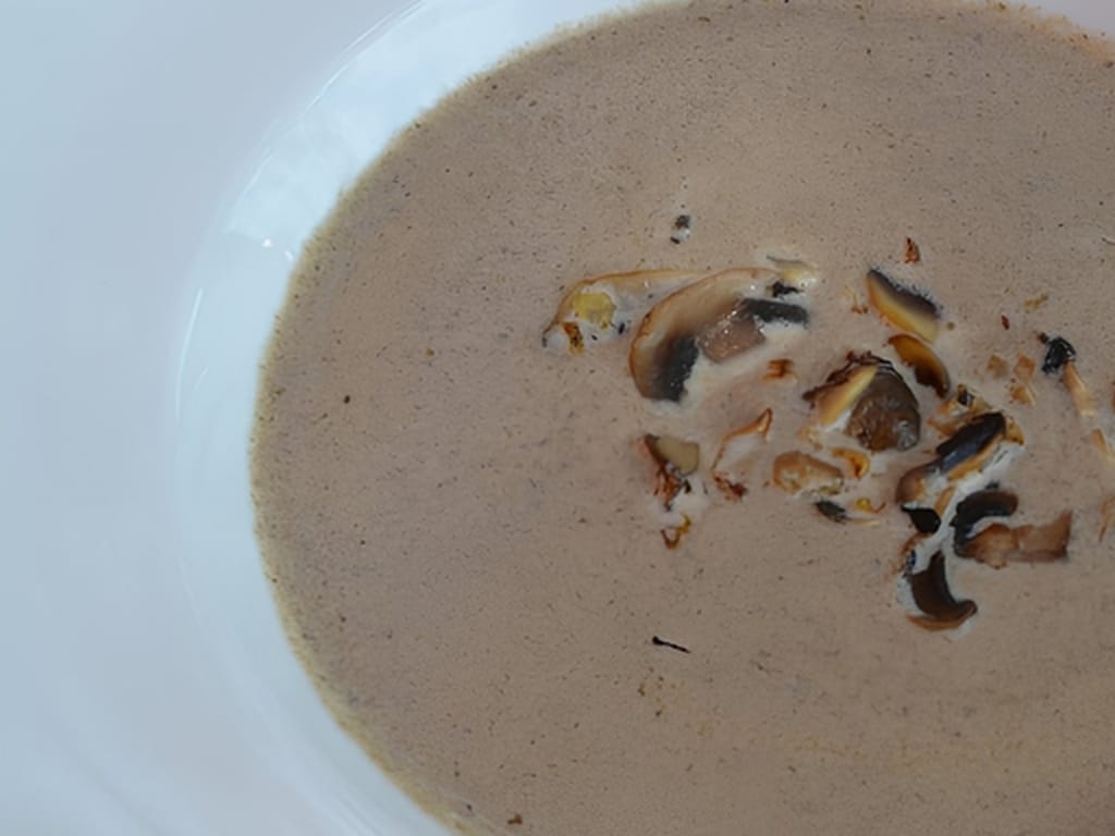 Delicate & Fragrant Mushroom Soup