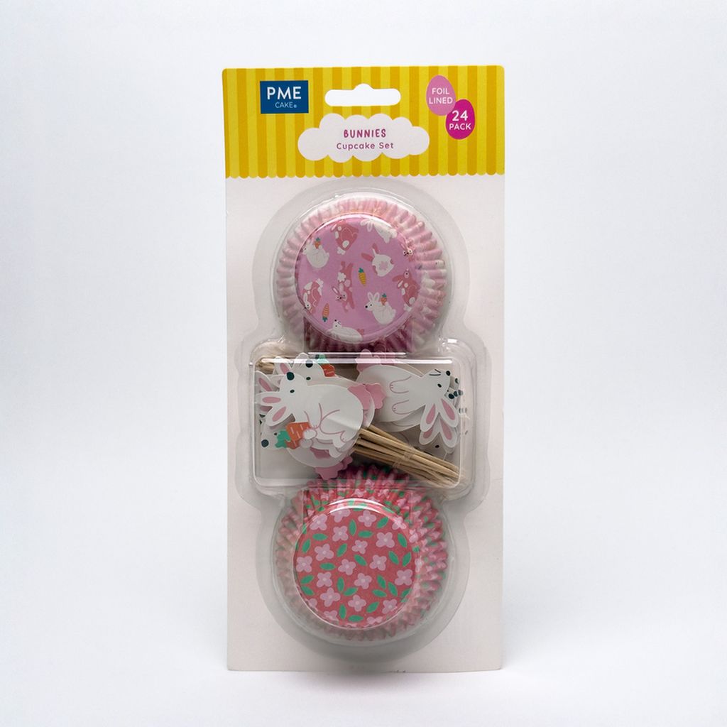 Easter Cupcake Case Set: Bunnies