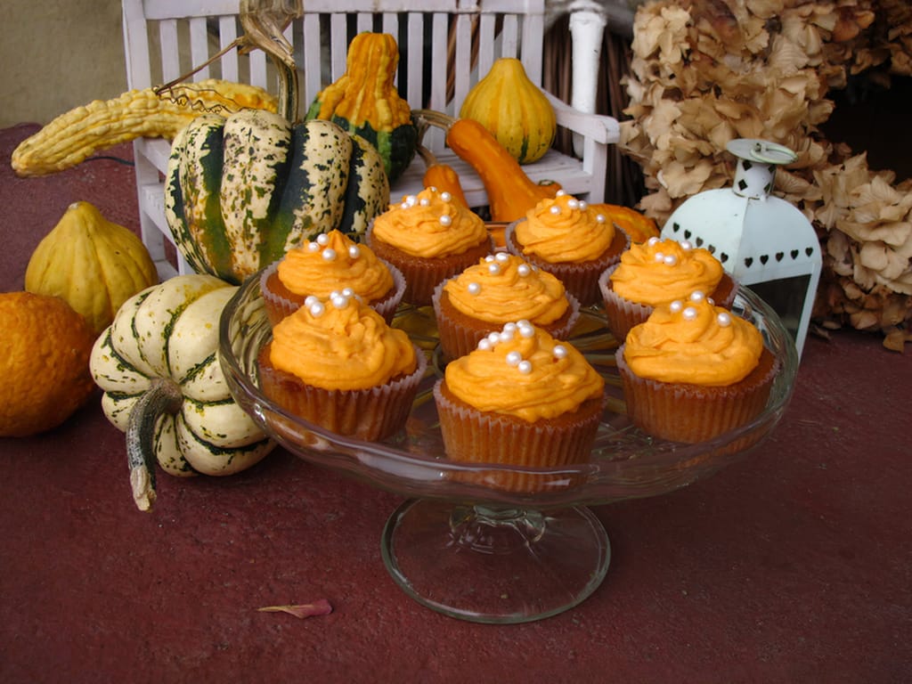 Autumn Pumpkin Cupcakes
