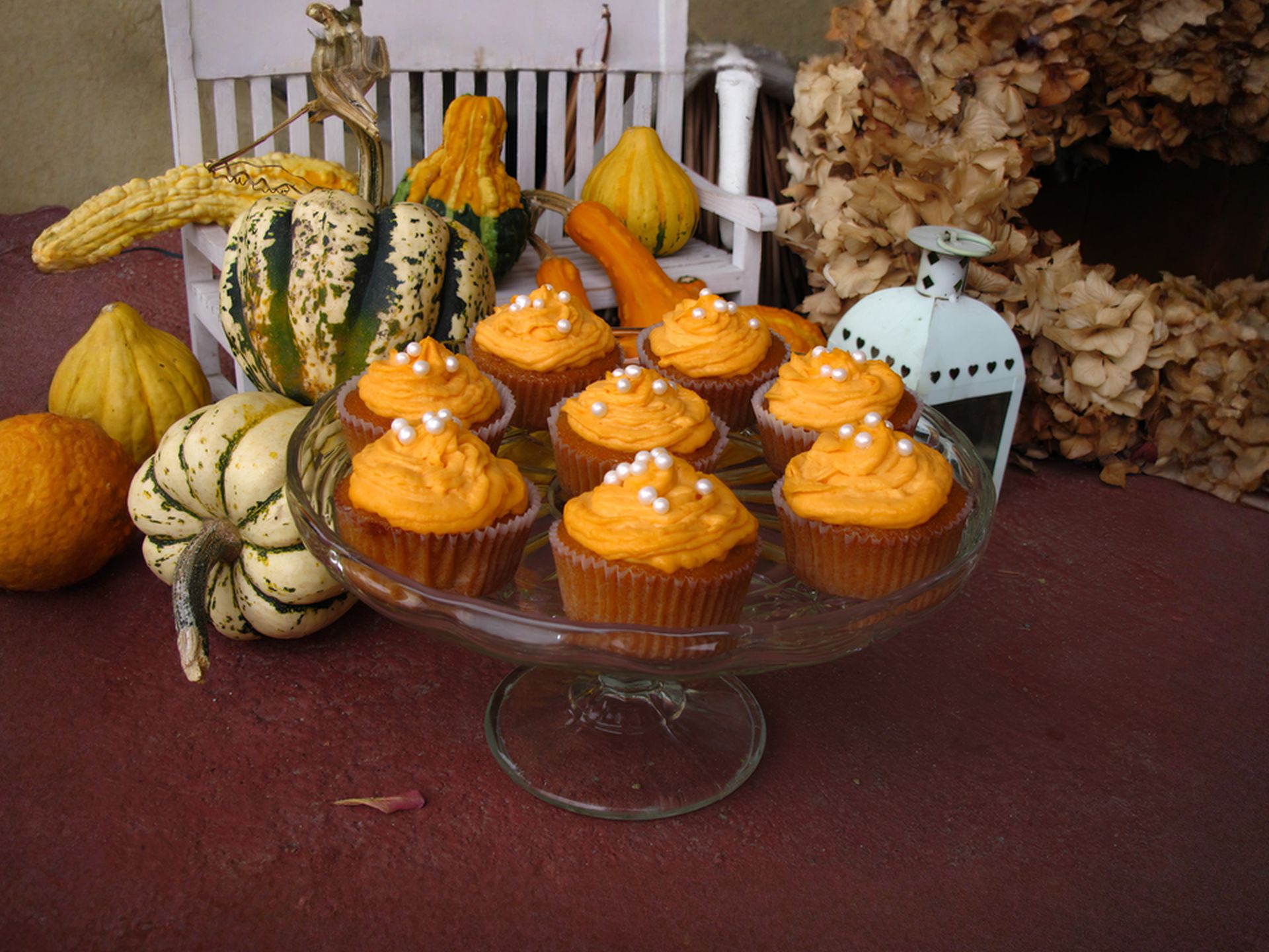 Dýňové cupcakes na podzim – recept