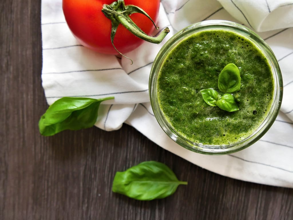Listové zelené smoothie