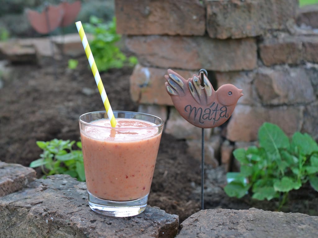 Strawberry Mint Smoothie