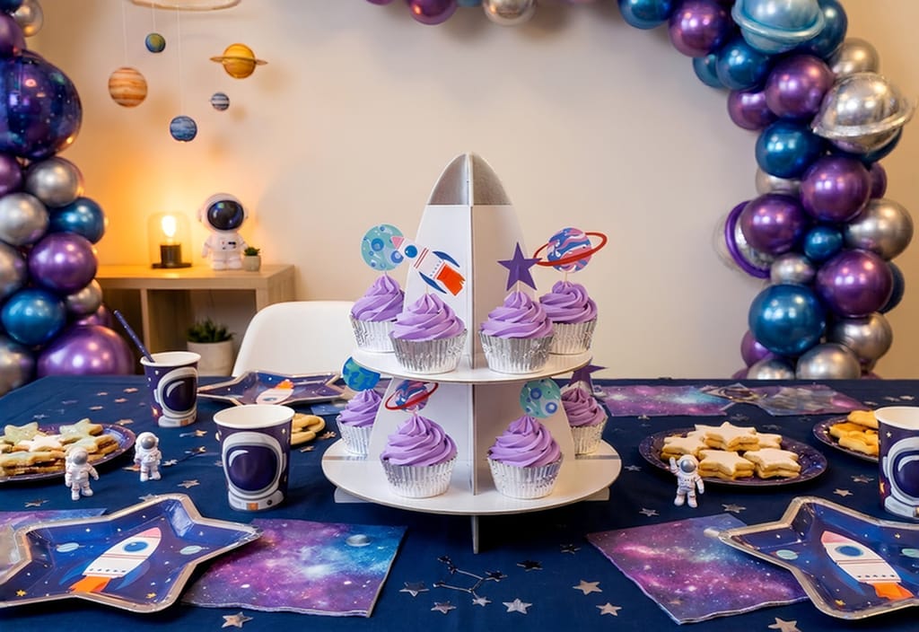 Vesmírná sada na cupcaky