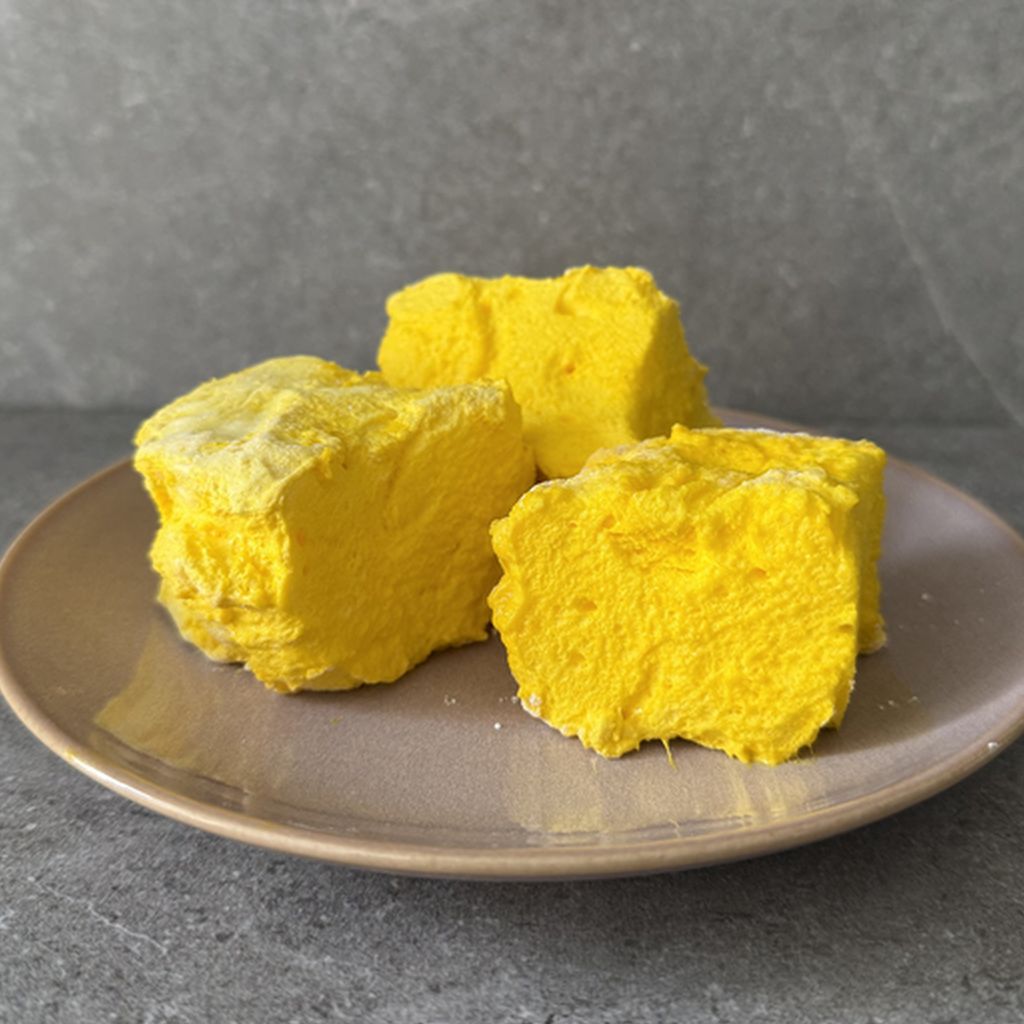 Homemade Mango Marshmallows