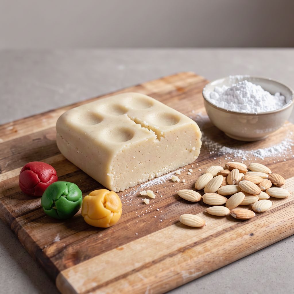 Marzipan: How It Differs from Raw Marzipan Paste, and How to Color and Use It in Christmas Cookies