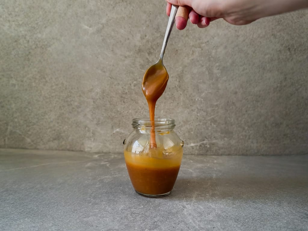 Homemade Caramel Sauce with Just 4 Ingredients