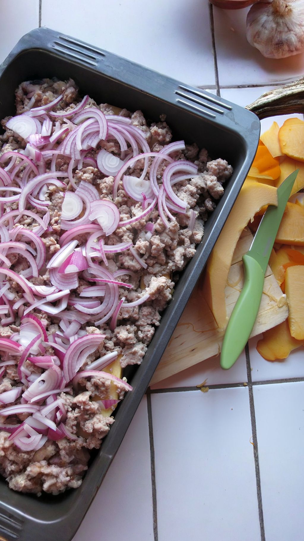 Layer the dish