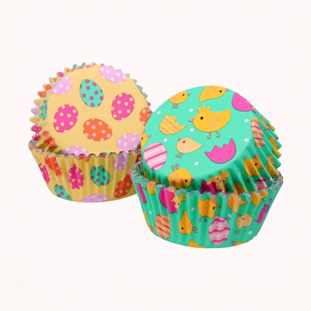 Velikonoční cupcake košíčky: Veselá kuřátka
