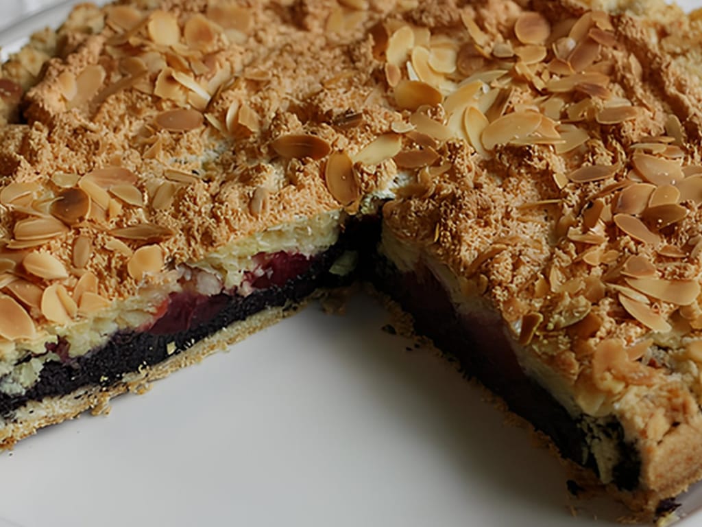 Divine Poppy Seed and Plum Cake