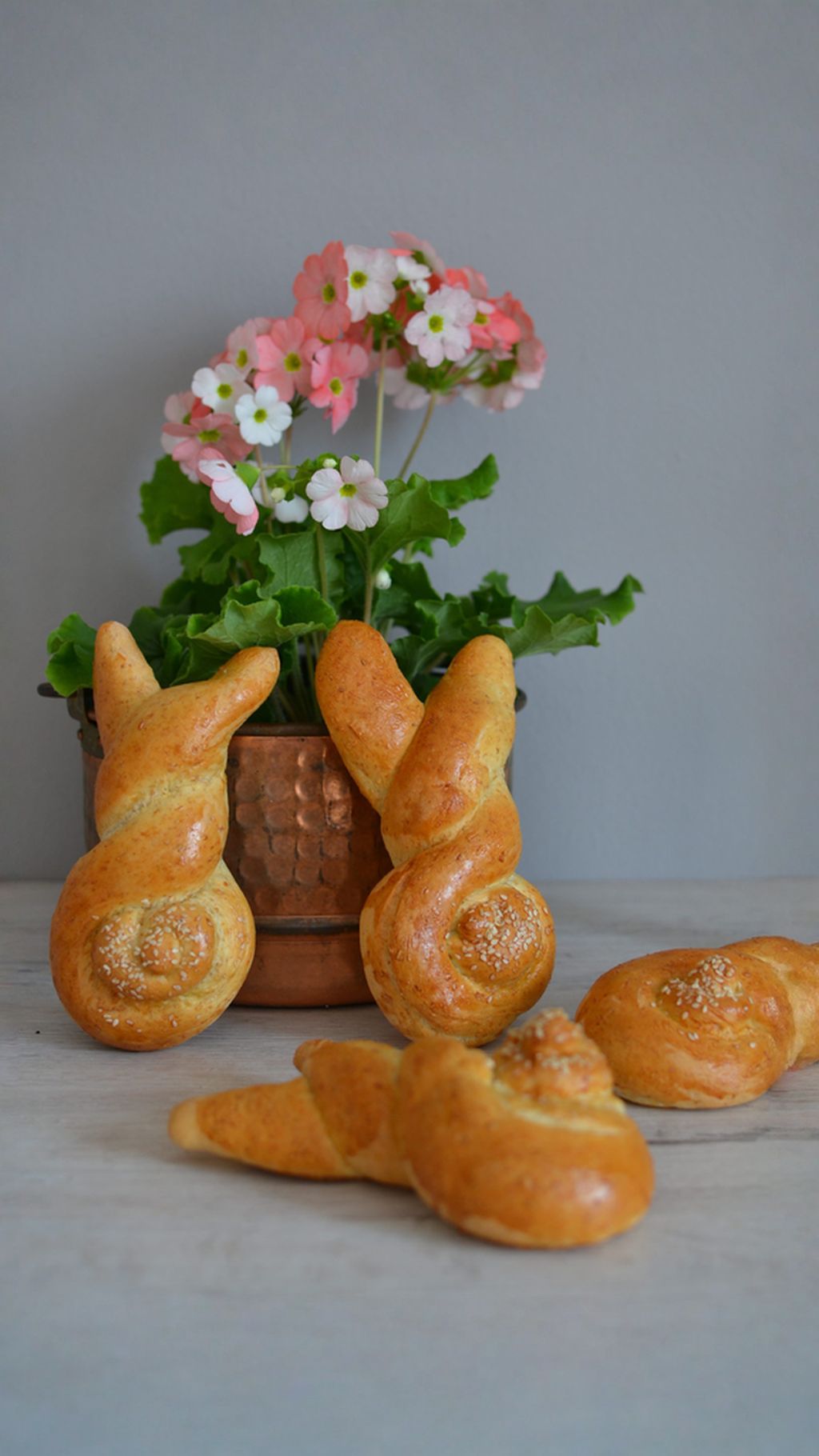 Egg wash, sprinkle, and bake