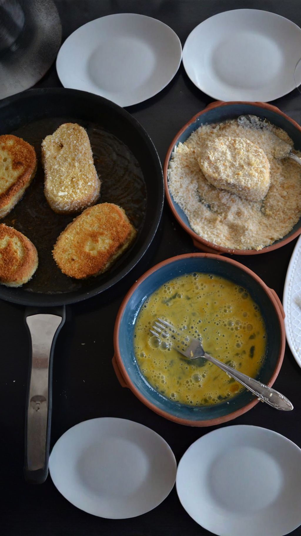 Set up your breading station