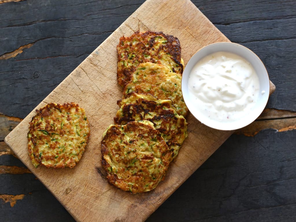 Zucchini Fritters with No Flour at All