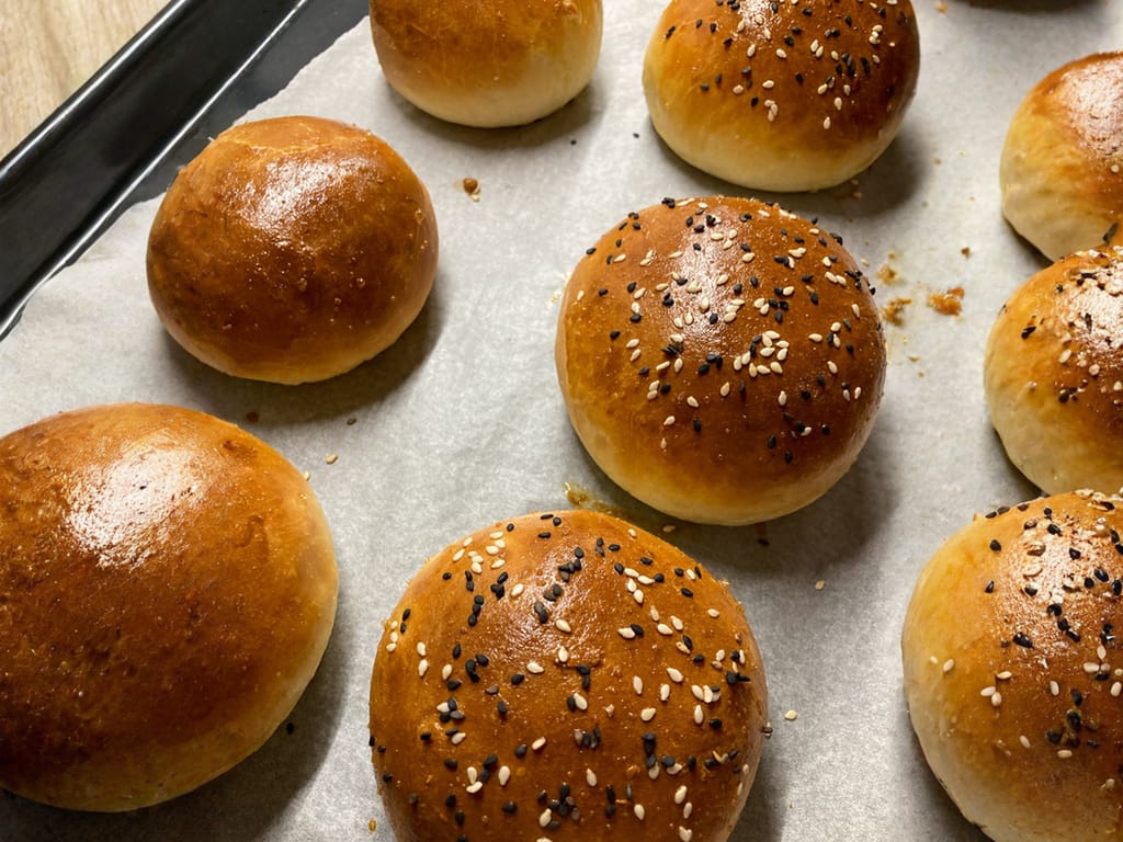 Soft Homemade Burger Buns