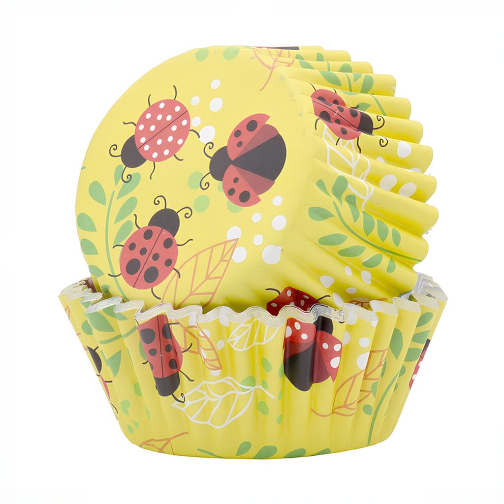 Alu-papírové košíčky na cupcaky – Berušky (30 ks)