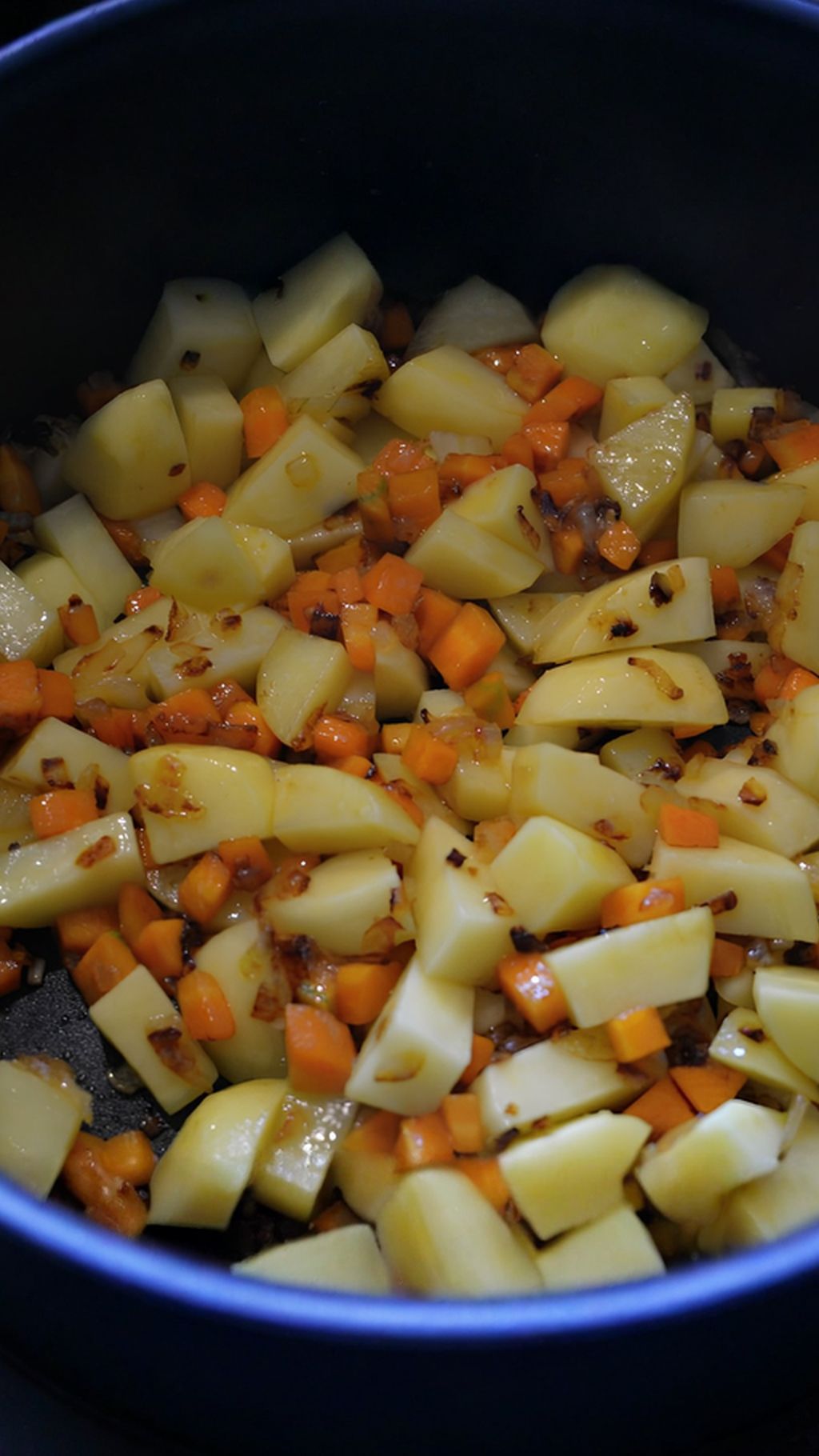 Fry the onion and add the rest