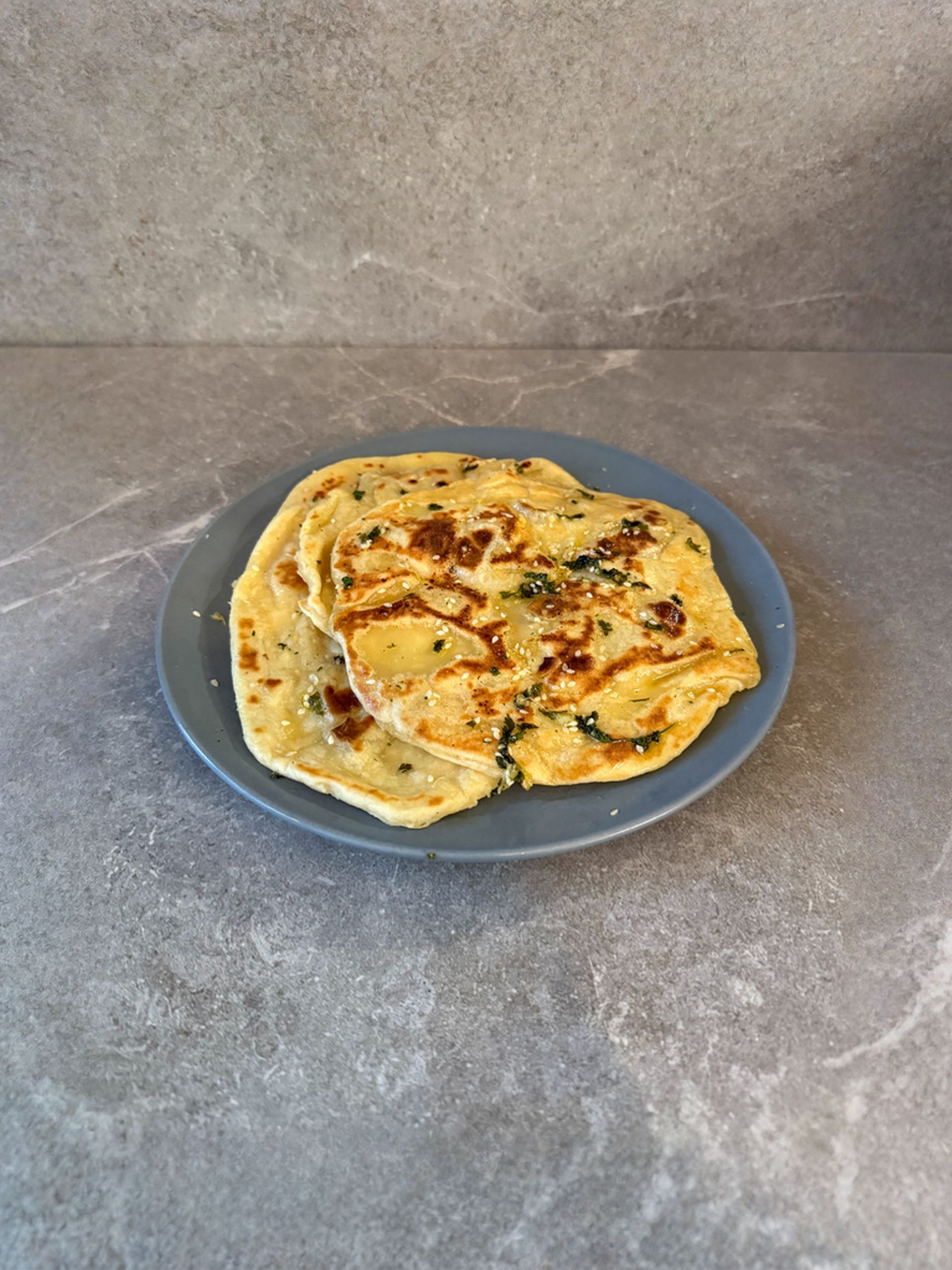 Nadýchaný naan bez droždí