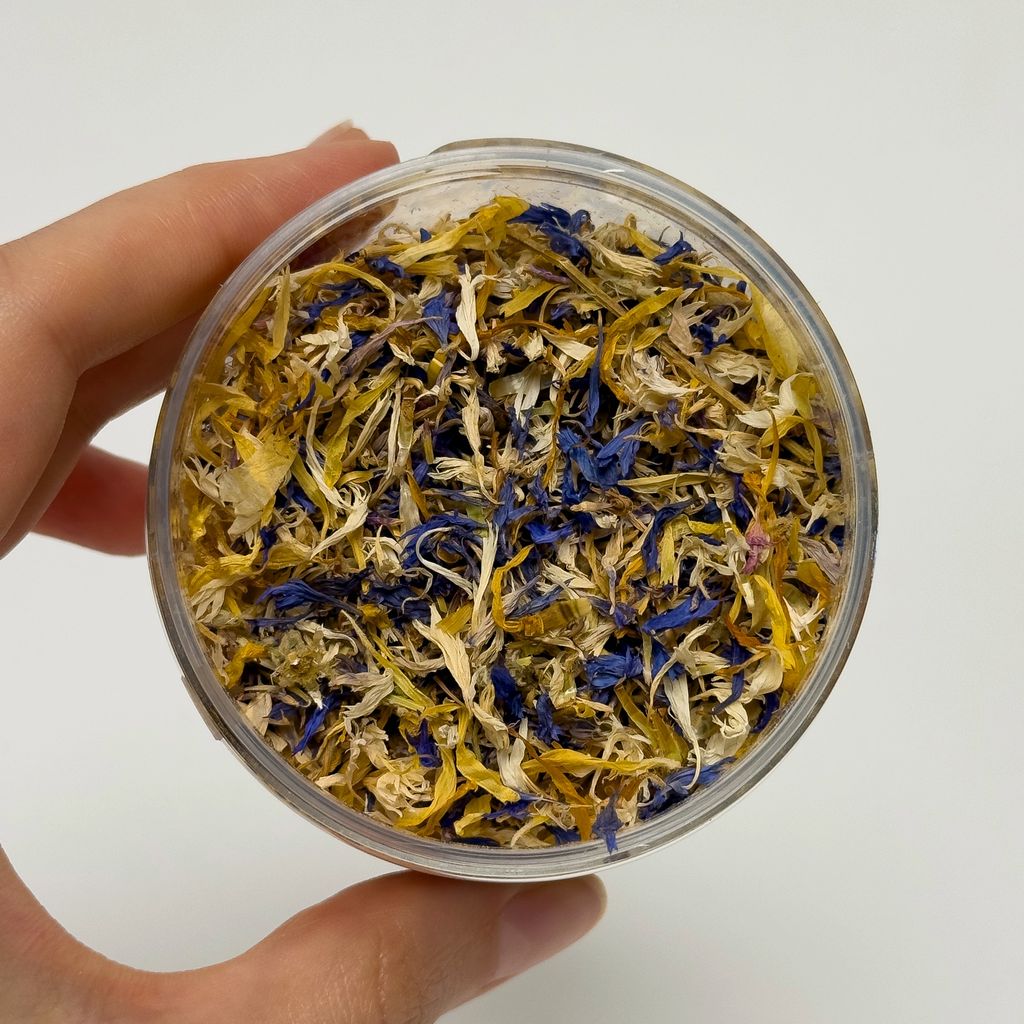 Dried Cornflower Petals – Tropical Mix