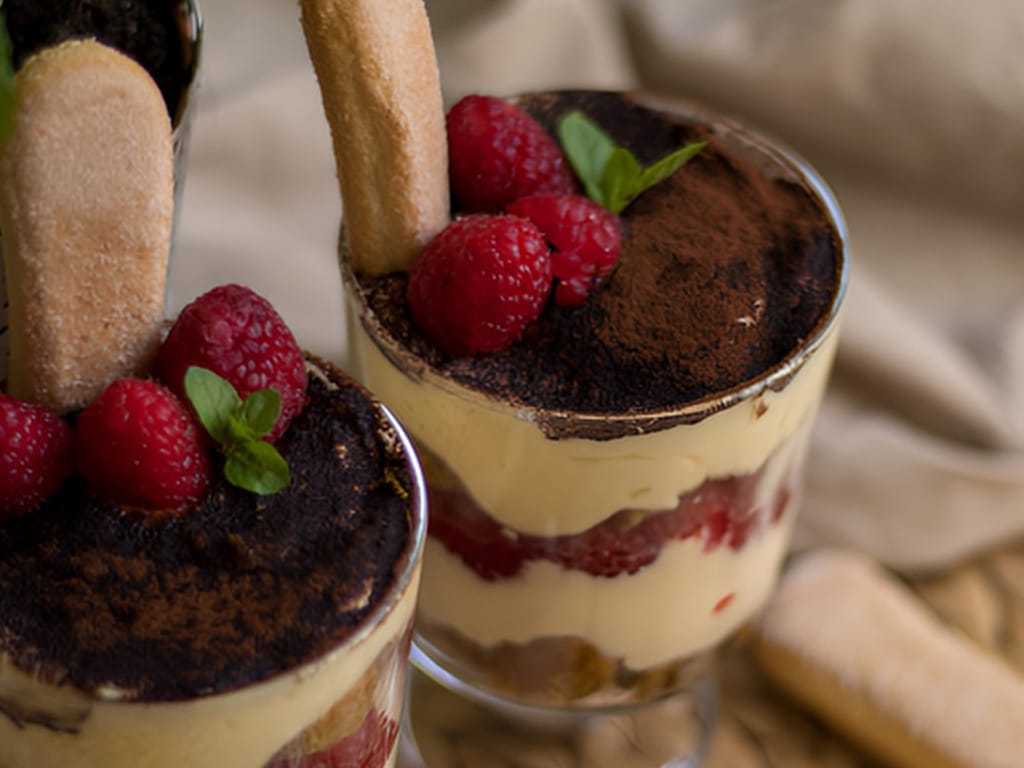 Raspberry Tiramisu