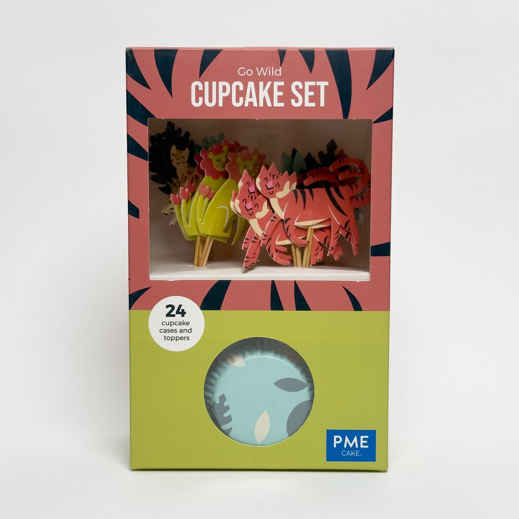 Safari zvířátka sada na cupcaky