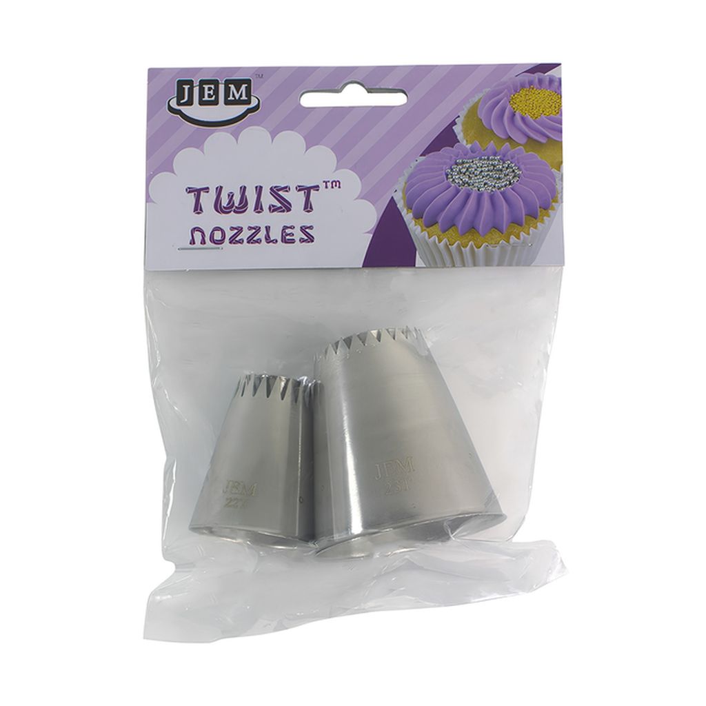 JEM Twist Piping Tip Set 2 (2 pcs)