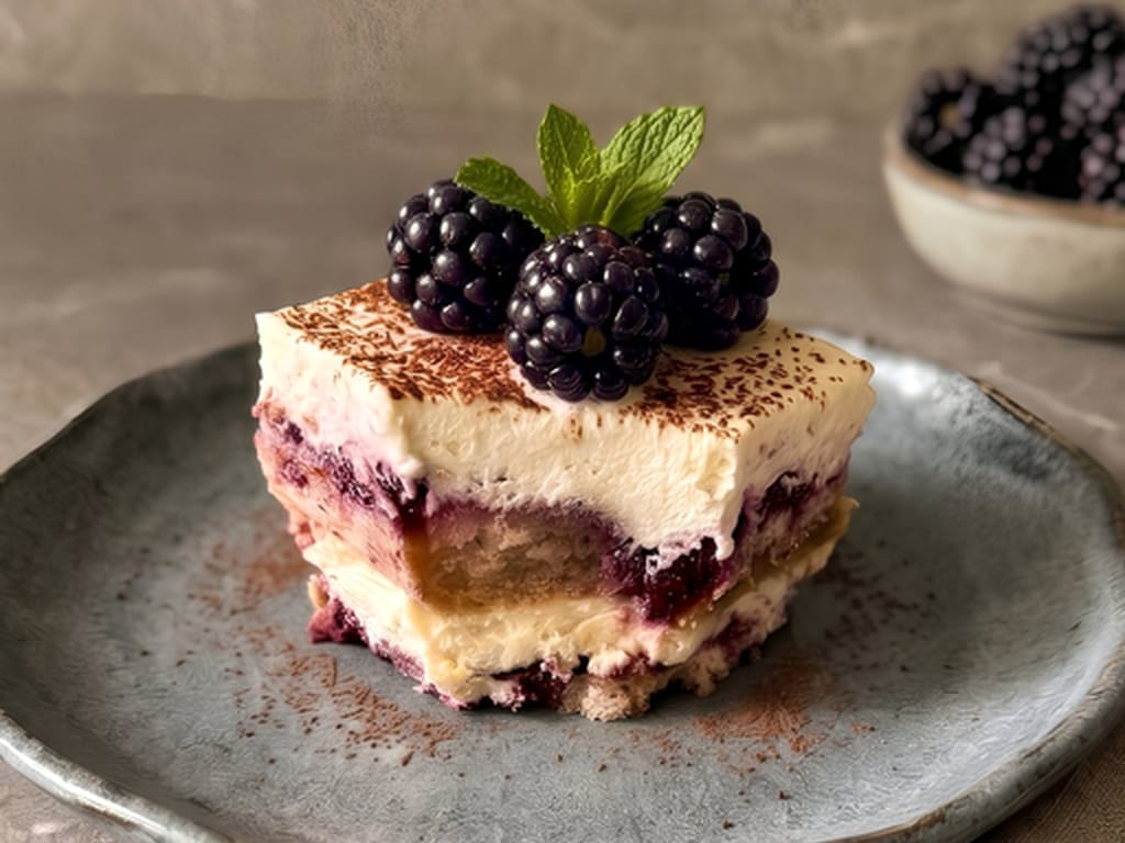 Mini tiramisu s ostružinami a čajem Earl Grey