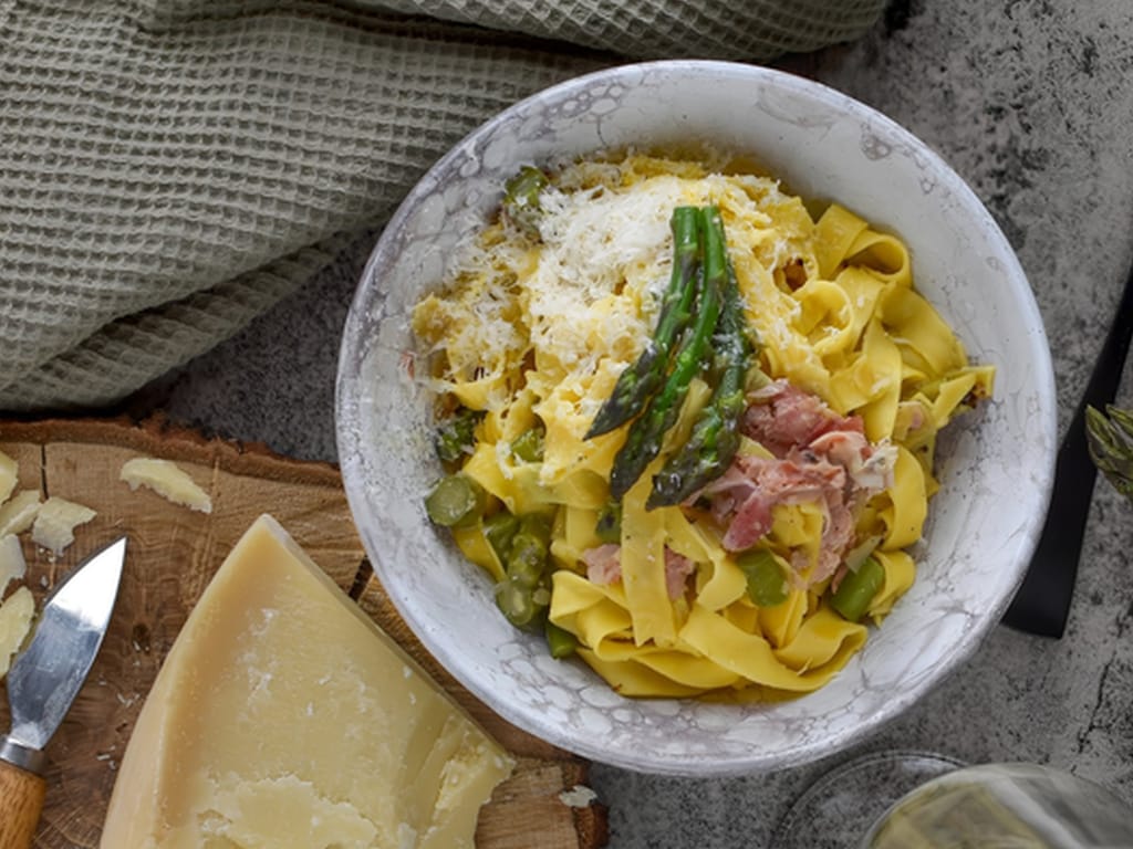 Pappardelle s chřestem