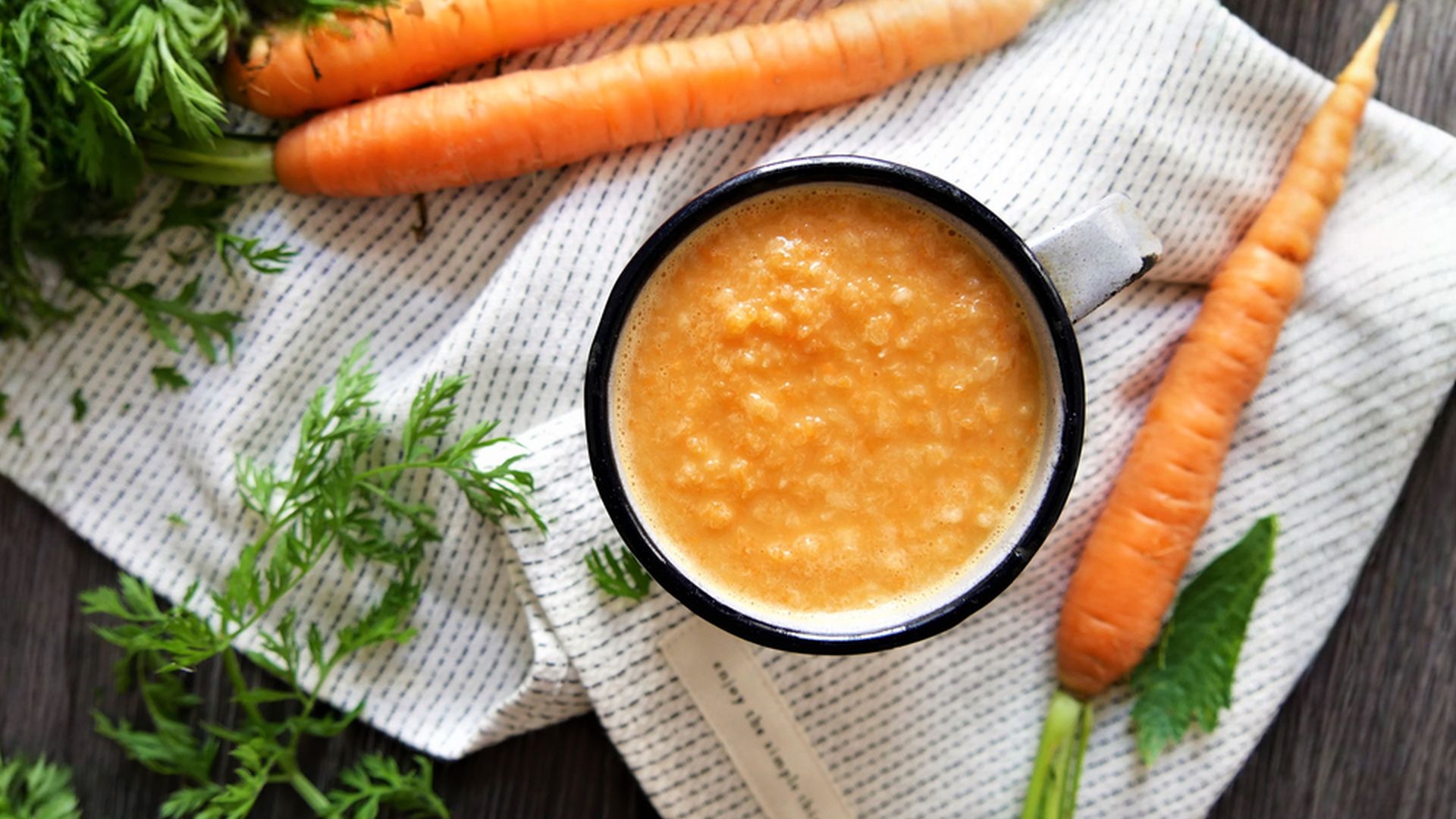 Krémové smoothie z kořenové zeleniny