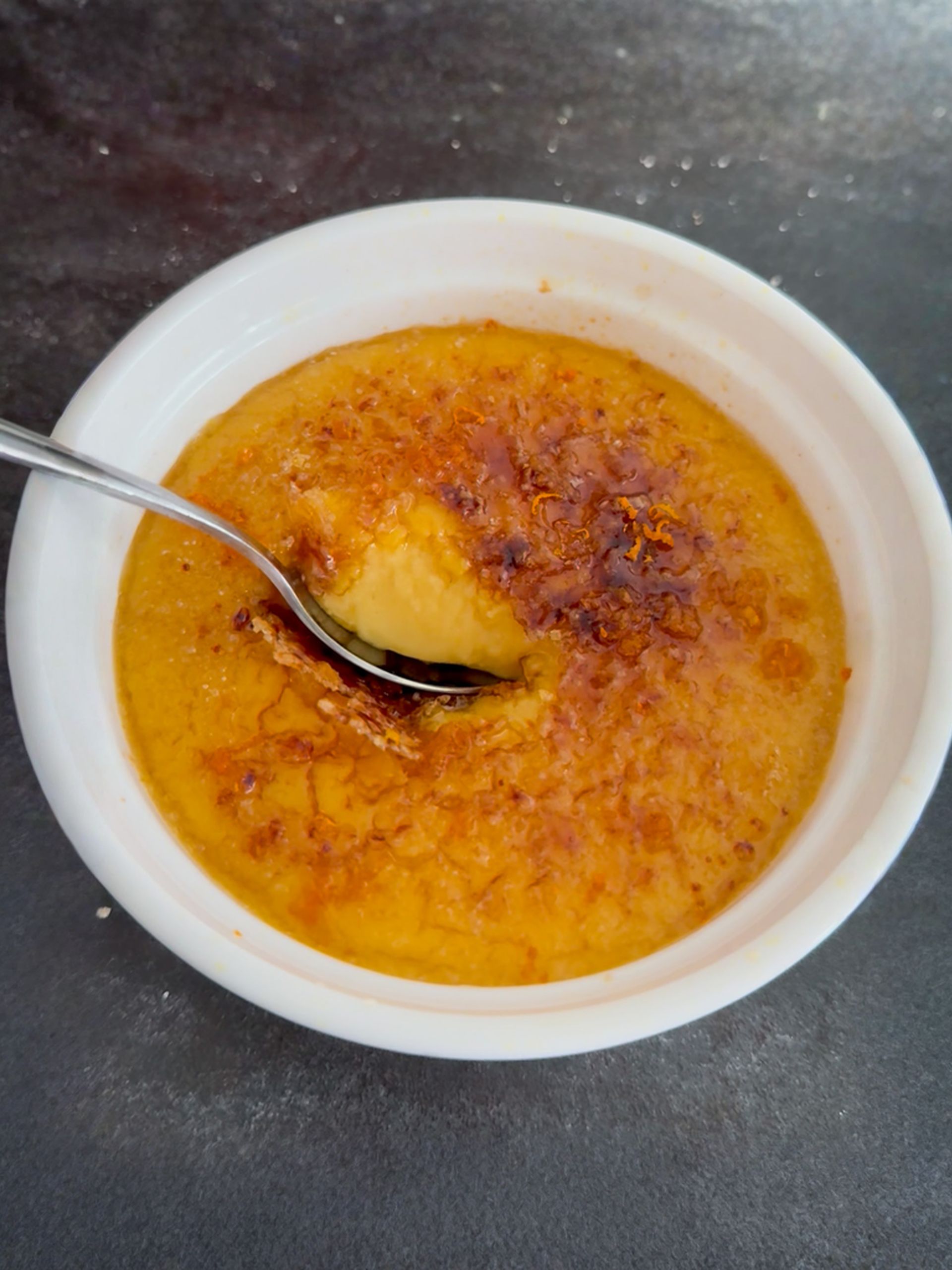 Crema Catalana s pomerančem a skořicí – jemný krém