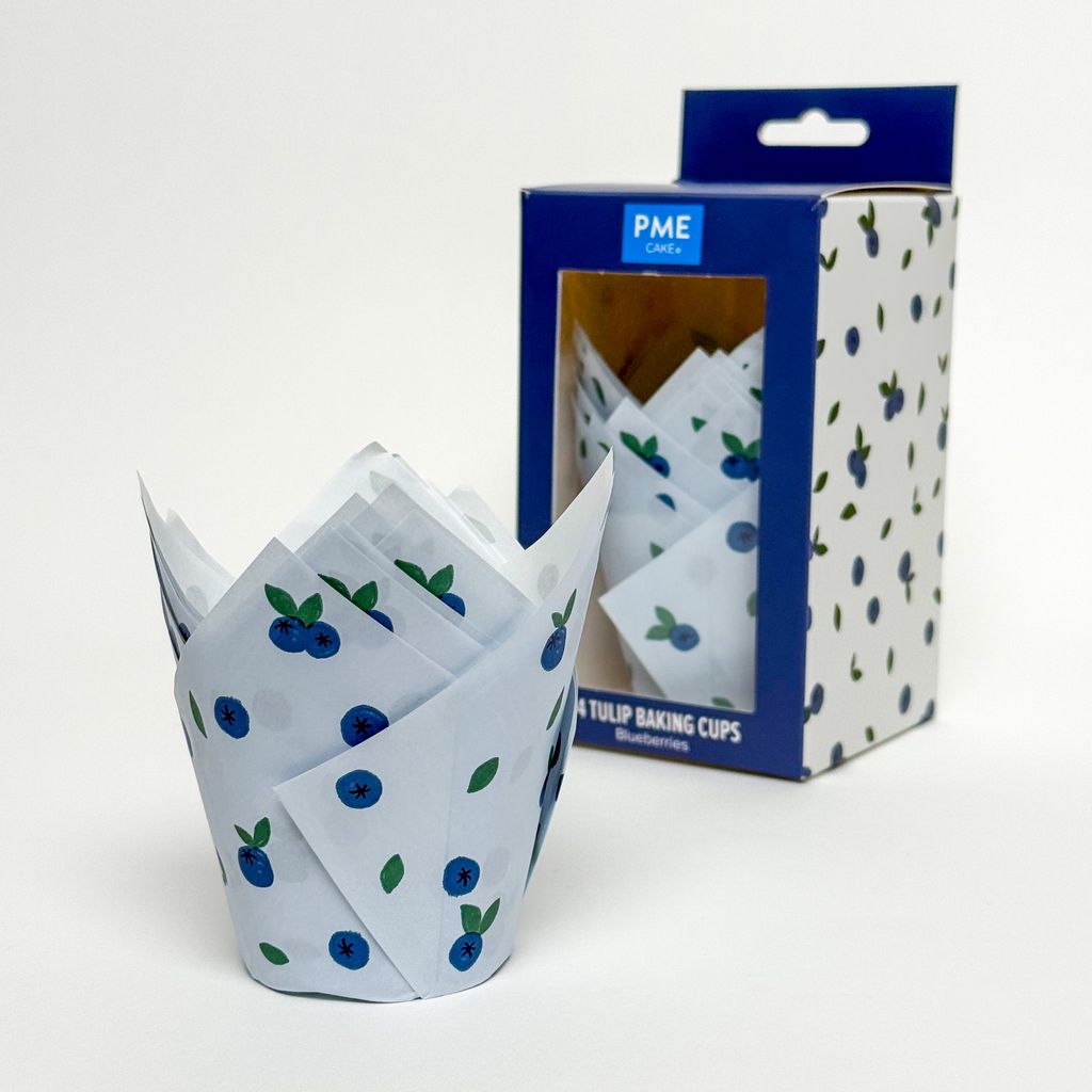 Tulip Muffin Cases – Blueberries (24 pcs)