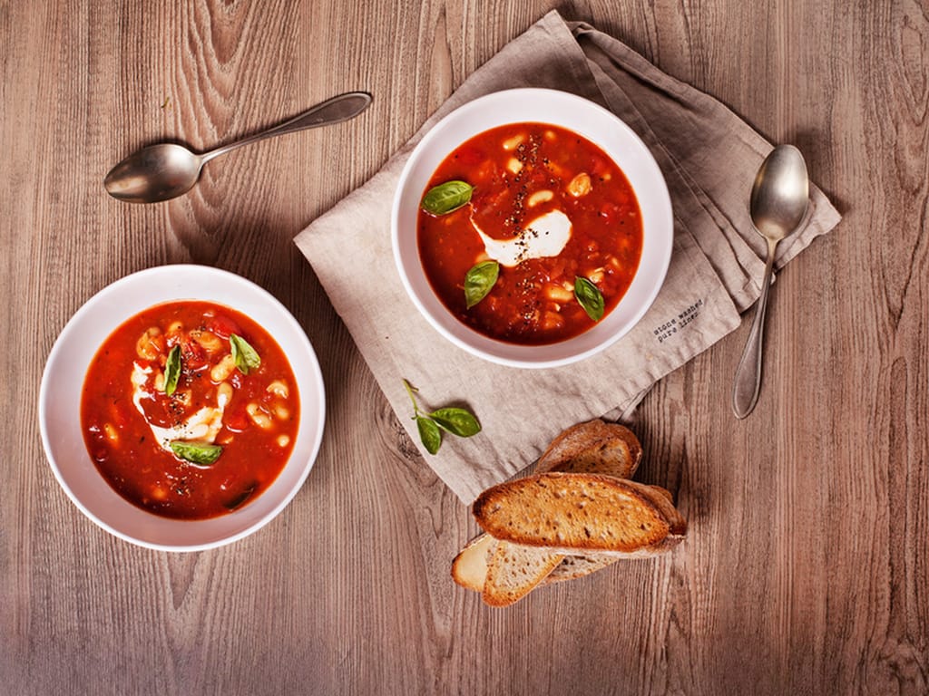 Quick Tomato and Bean Soup