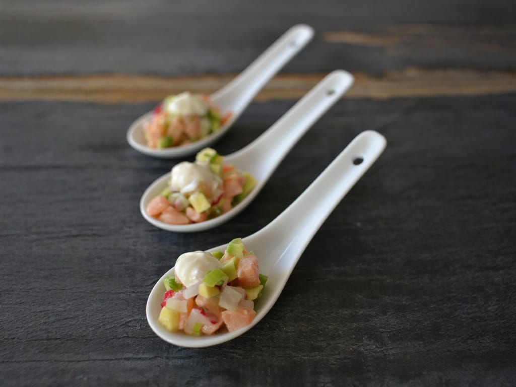 A delicious challenge: salmon ceviche